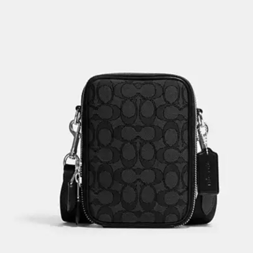 Coach...Stanton Crossbody In Signature Jacquard